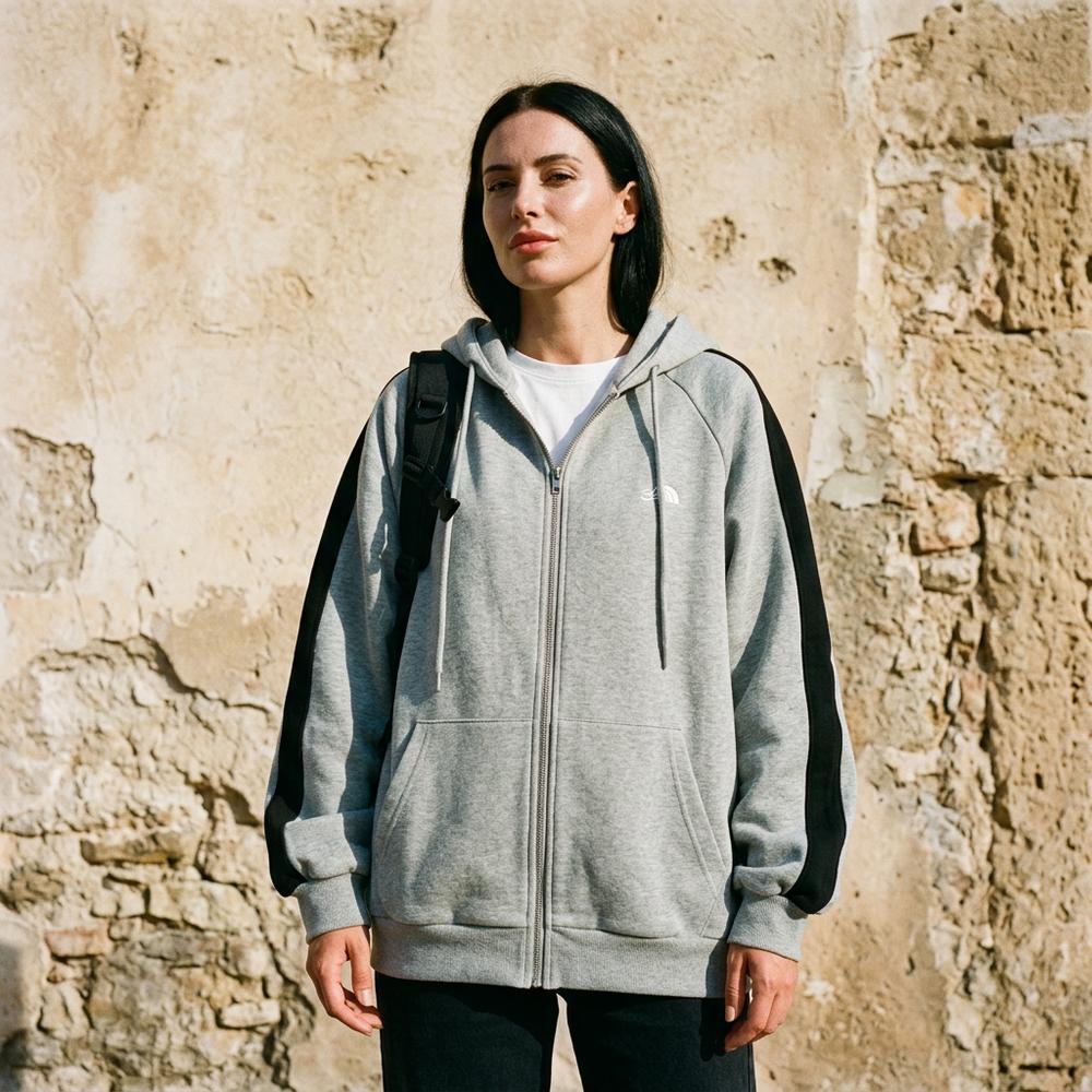 Macys Wear - Arvar | Zip-Up Striped-Sleeve Hoodie Women