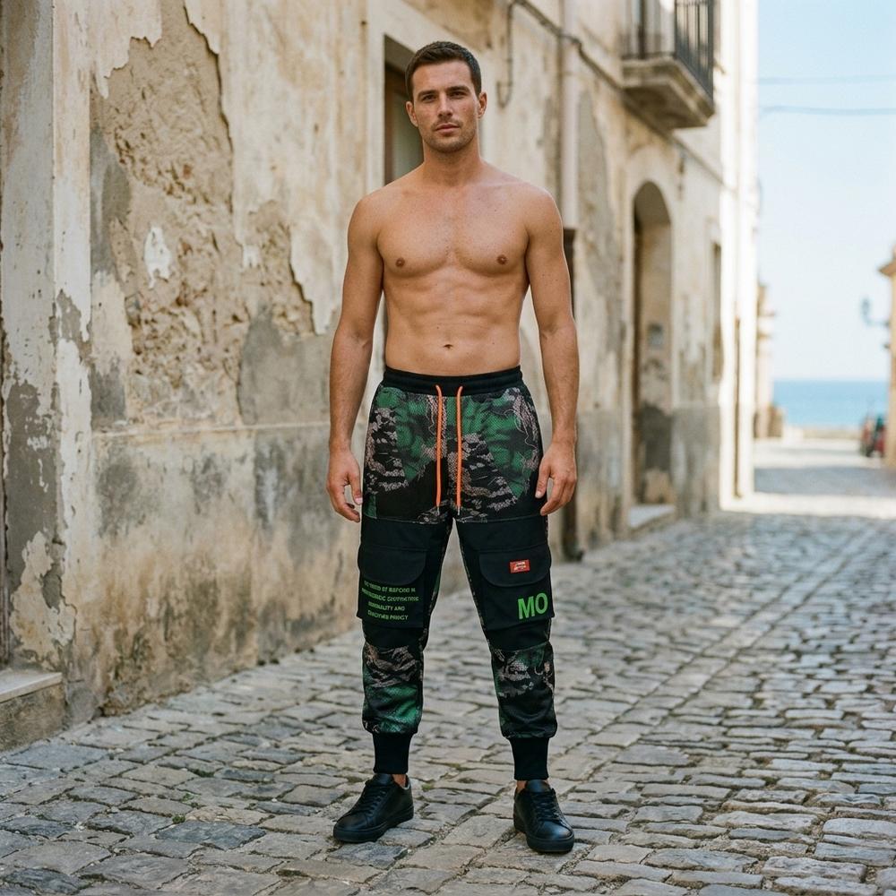 Macys Wear - Vuren | Camouflage Tapered Pants Men