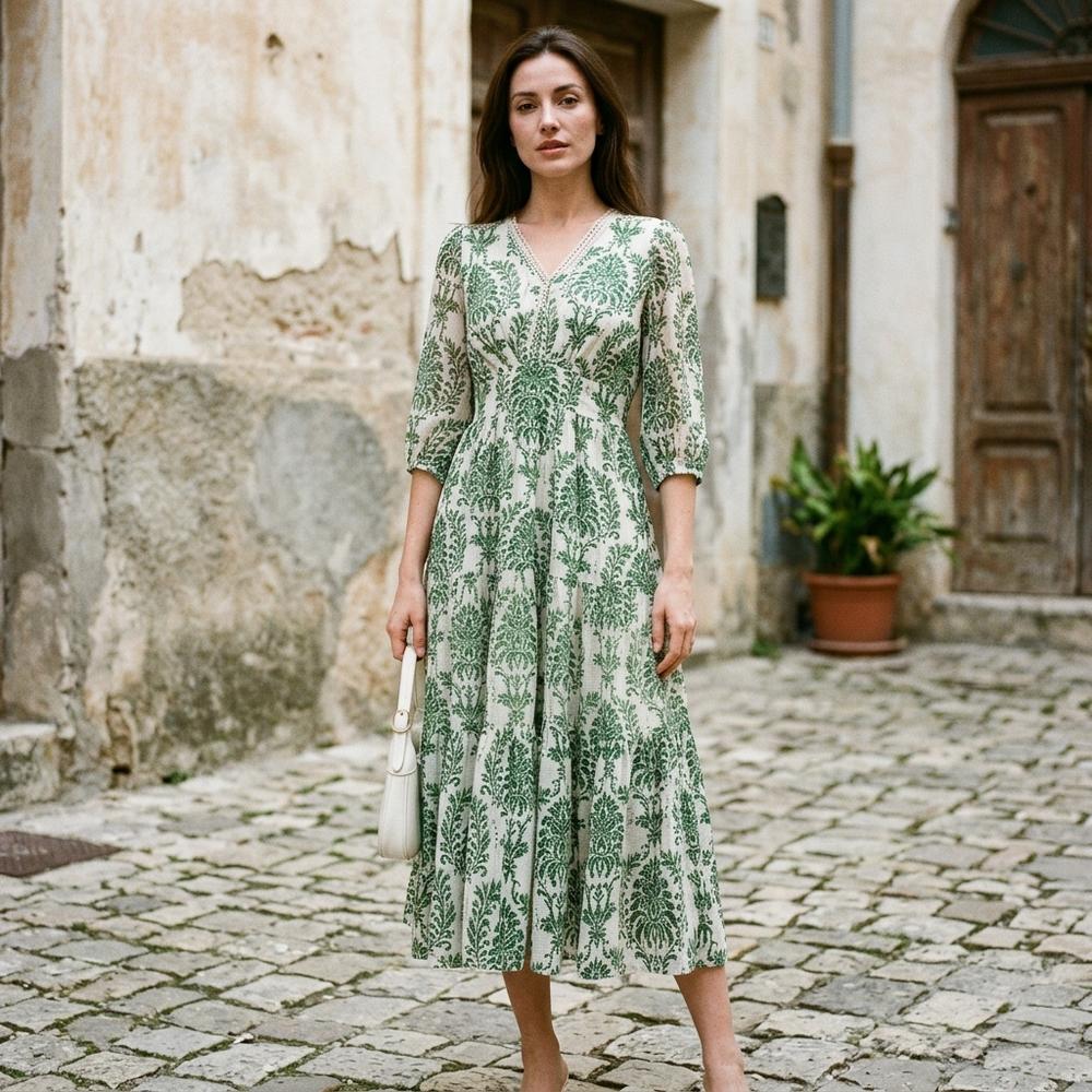 Macys Wear - Vapad | Patterned Tiered Dress Women