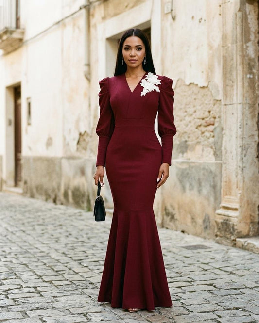 Macys Wear - Mumul | Puff-Sleeved Flared-Hem Midi Dress Women