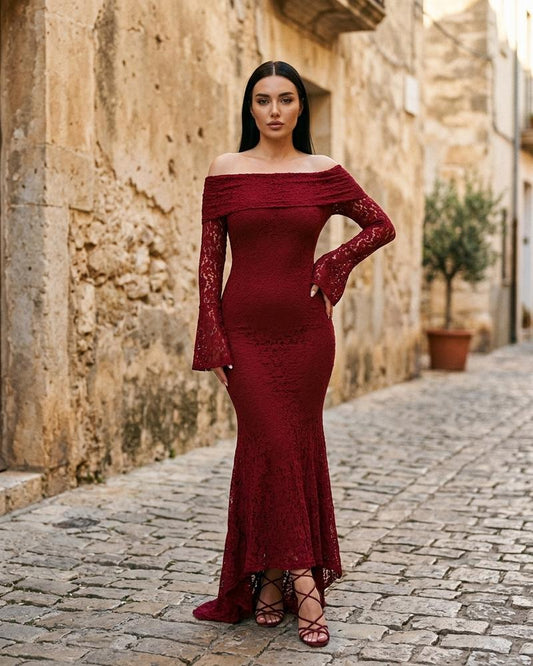 Macys Wear - Ailul | Lace Off-Shoulder Dress Women