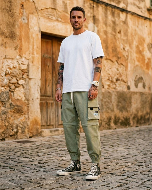 Macys Wear - Altal | Convertible Cargo Pants Men