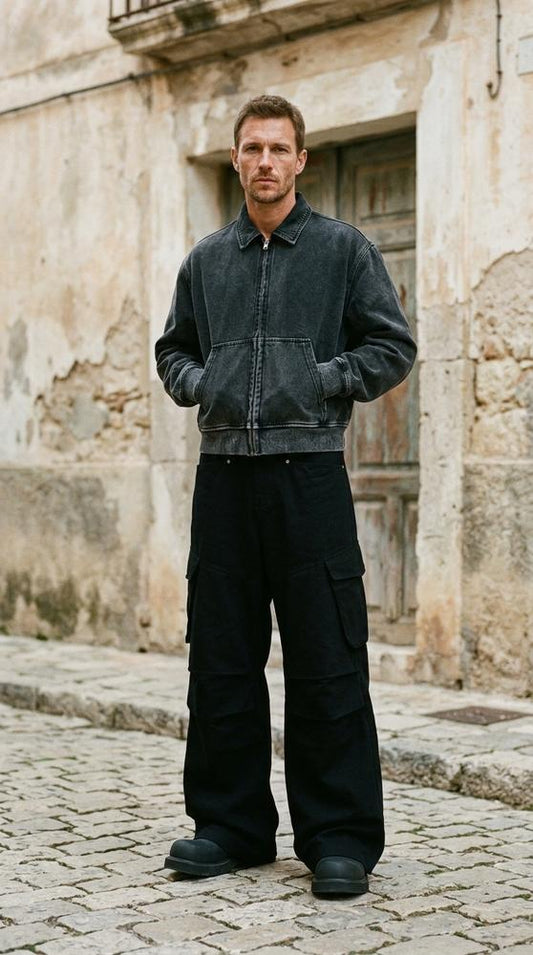 Macys Wear - Calan | Wide-Leg Cargo-Style Pants Unisex