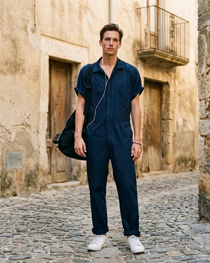 Macys Wear - Arran | Short-Sleeved Straight-Cut Suit Men