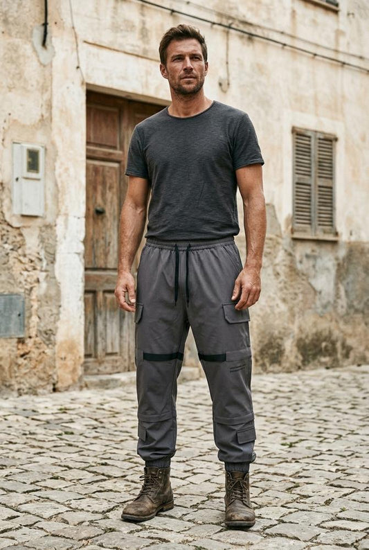 Macys Wear - Alzan | Tapered Multi-Pocket Pants Unisex