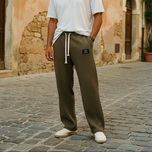 Macys Wear - Alvin | Waffle-Knit Relaxed-Fit Pants Men