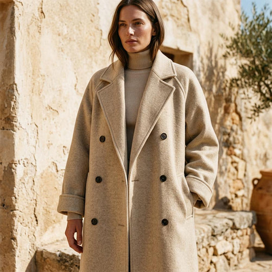 Macys Wear - Arlen | Double-Breasted Oversized Coat Women