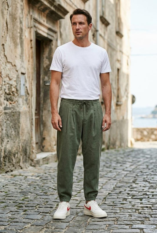 Macys Wear - Dasal | Ribbed Tapered Pants Men