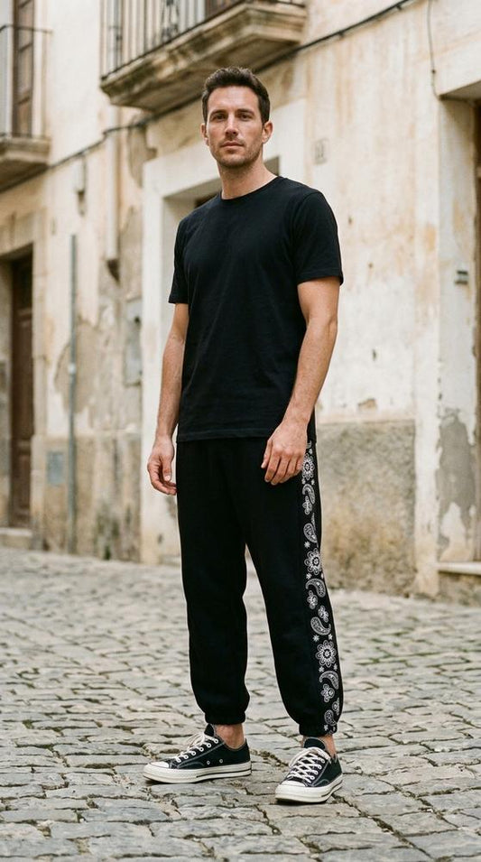Macys Wear - Rupok | Printed Elastic-Waist Pants Men