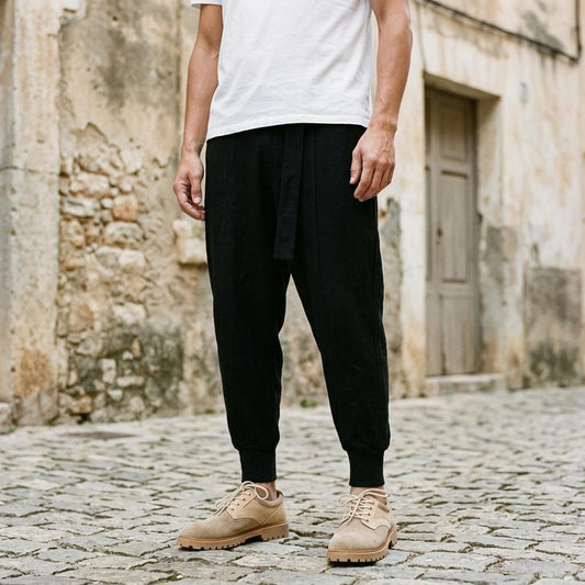 Macys Wear - Digat | Tapered Belted Pants Men