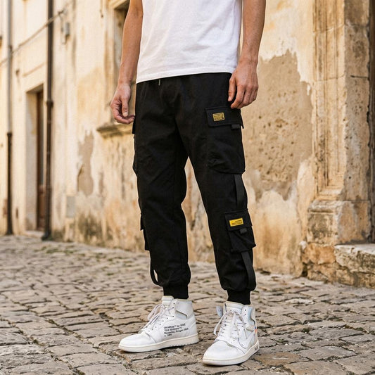 Macys Wear - Sosir | Multi-Pocket Tapered Pants Men