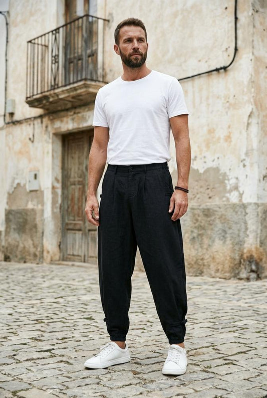 Macys Wear - Nizes | Pleated Tapered Pants Men