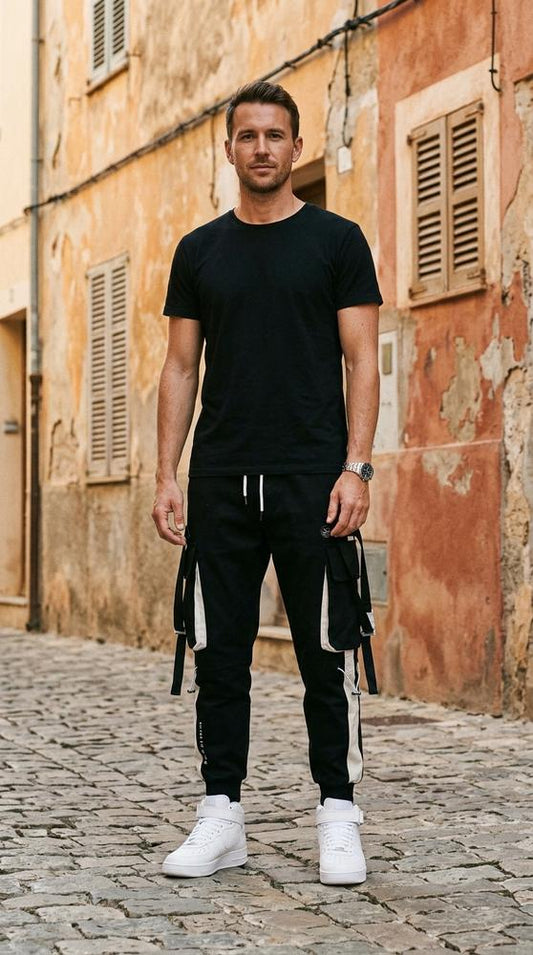 Macys Wear - Yiwal | Strapped Tapered Pants Men