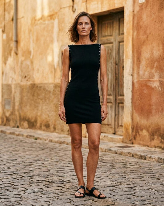 Macys Wear - Labok | Studded Fitted Mini Dress Women