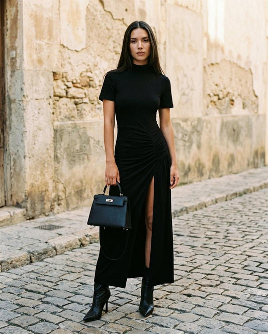 Macys Wear - Ruwos | Ruched High-Neck Maxi Dress Women