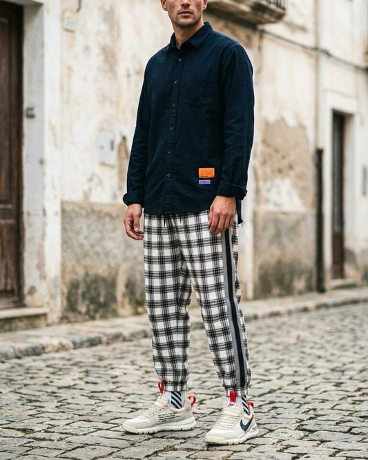 Macys Wear - Mibat | Plaid Tapered Pants Men