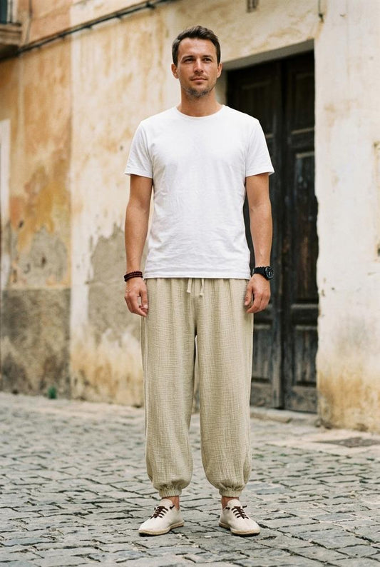 Macys Wear - Movum | Textured Cuffed Pants Men