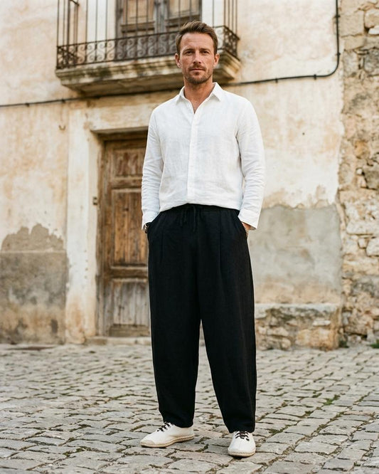 Macys Wear - Simen | Pleated Wide-Leg Pants Unisex