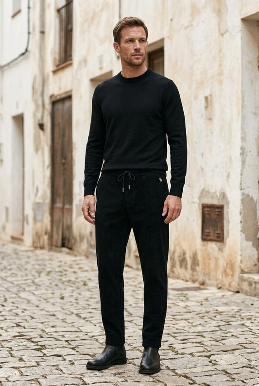 Macys Wear - Lonim | Ribbed Drawstring Pants Men