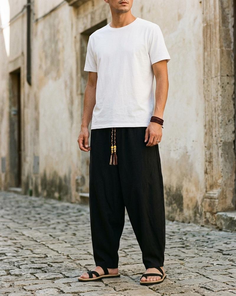 Macys Wear - Arsil | Loose-Fit Drawstring Pants Unisex