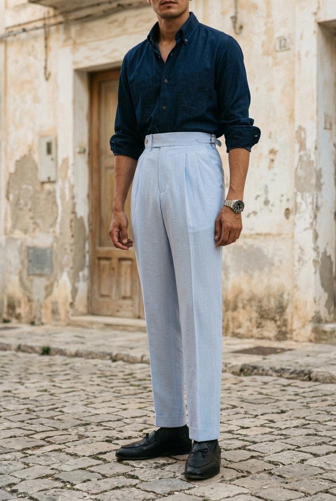 Macys Wear - Armor | High-Waisted Pleated Pants Men