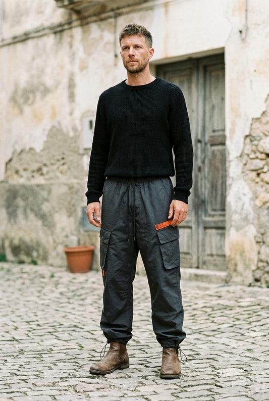 Macys Wear - Arlan | Cargo Drawstring Pants Men