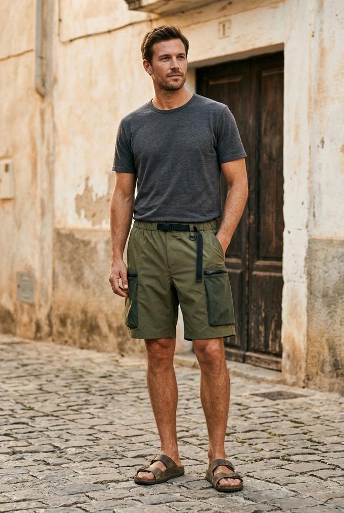Macys Wear - Artir | Belted Patch-Pocket Pants Men