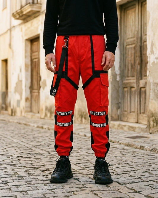 Macys Wear - Alsan | Color-Block Printed Pants Unisex