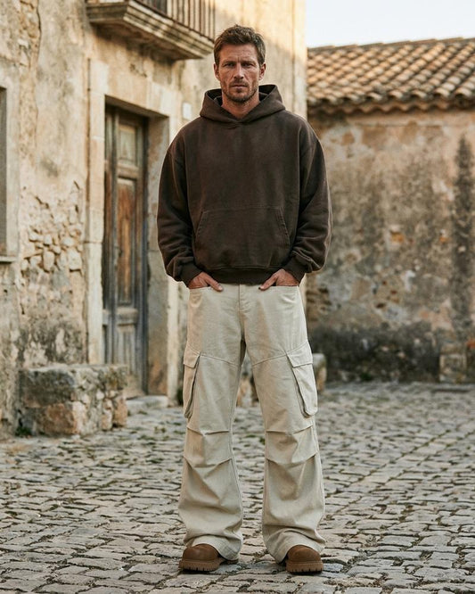 Macys Wear - Calan | Wide-Leg Cargo-Style Pants Unisex