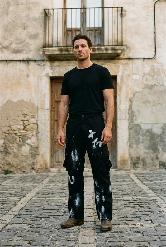 Macys Wear - Alsol | Painted Loose-Fit Pants Unisex