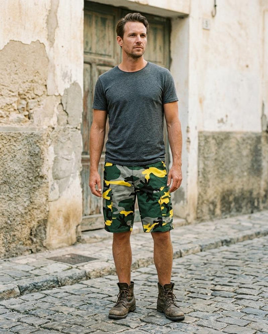 Macys Wear - Zezan | Camouflage Cargo Shorts Men