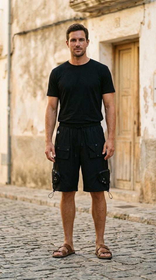 Macys Wear - Camar | Loose-Fit Multi-Pocket Pants Men