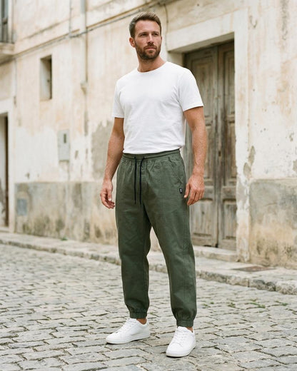 Macys Wear - Arnor | Drawstring Cuffed Pants Unisex