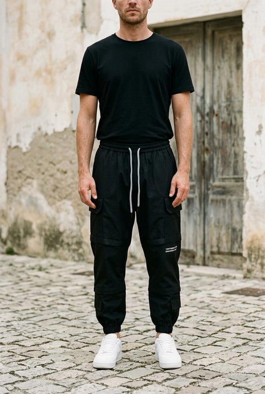 Macys Wear - Alzan | Tapered Multi-Pocket Pants Unisex