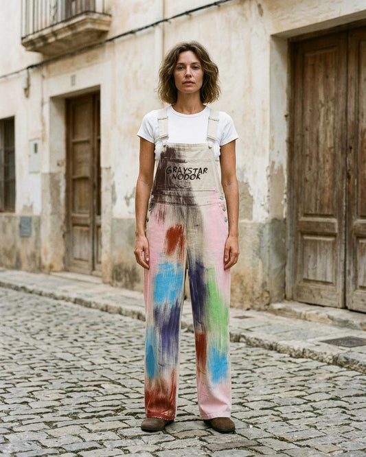 Macys Wear - Cohal | Multicolored Bib-Front Pants Women