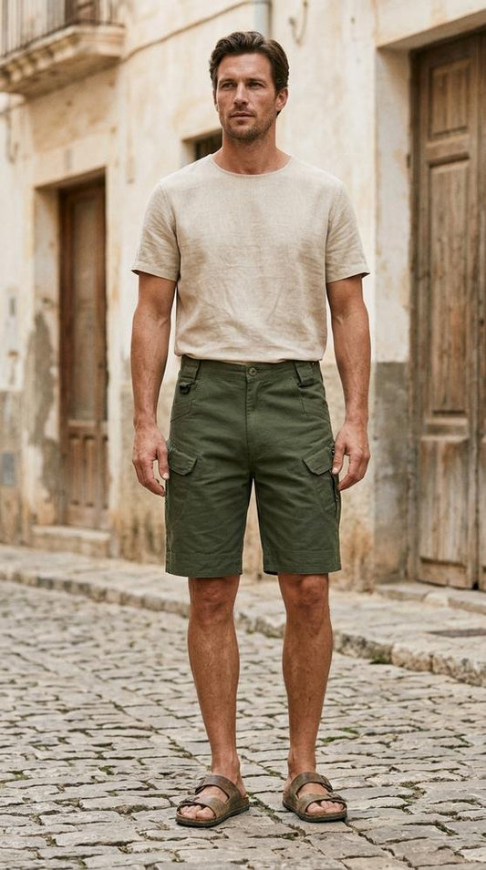 Macys Wear - Alvar | Cargo-Style Knee-Length Pants Men