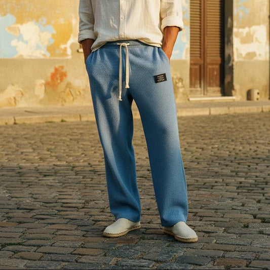 Macys Wear - Alvin | Waffle-Knit Relaxed-Fit Pants Men