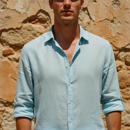 Macys Wear - Calev | Linen-Blend Button-Up Shirt Men